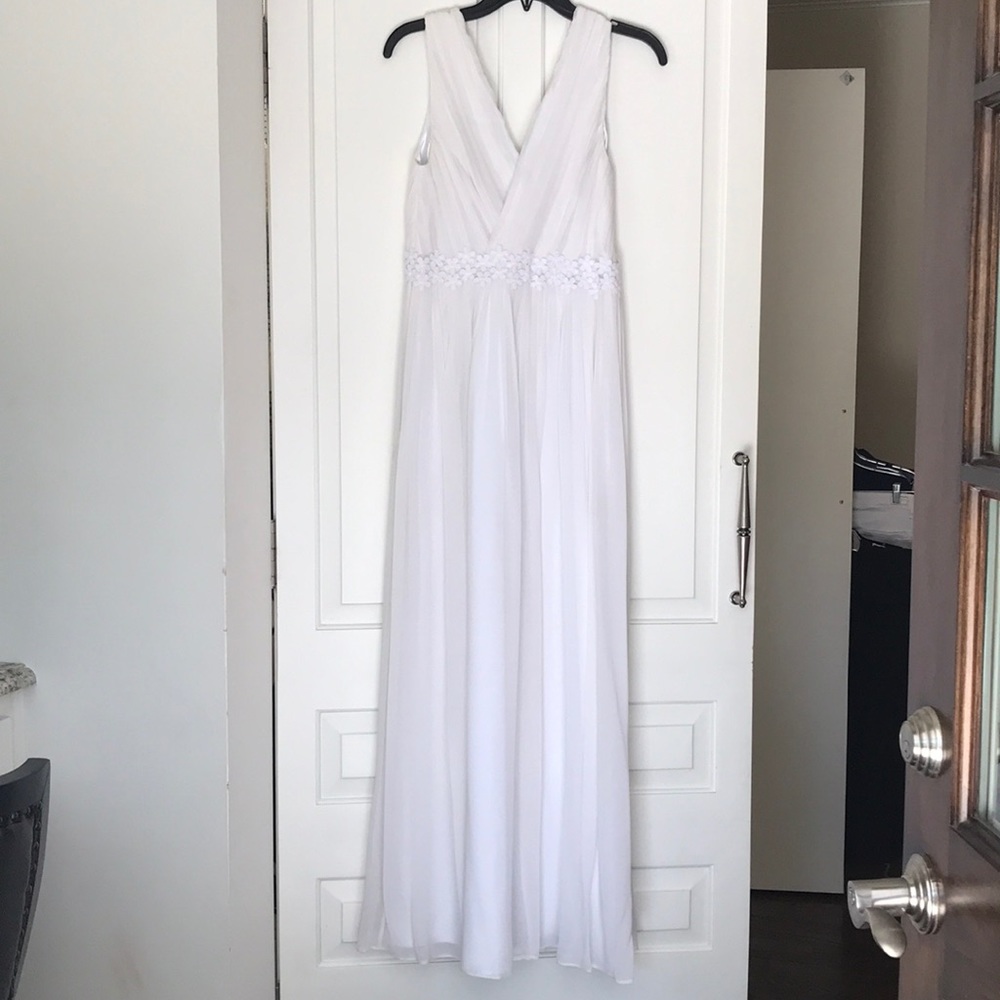 Custom Designed Austin Scarlett White Dress